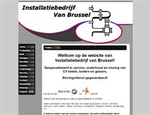 Tablet Screenshot of installatiebedrijfvanbrussel.nl